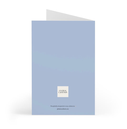 Blue Brother Birthday Card