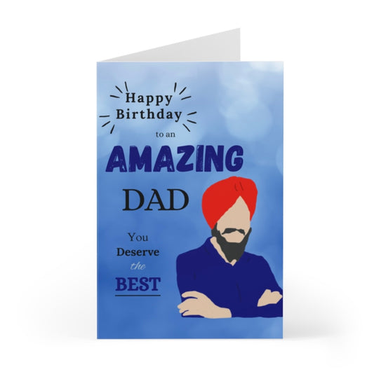 Sikh Dad Birthday Card