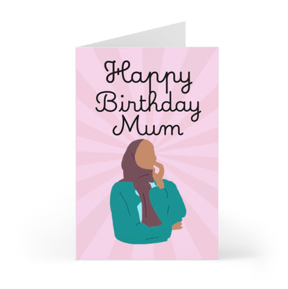 Muslim Mum Birthday Card