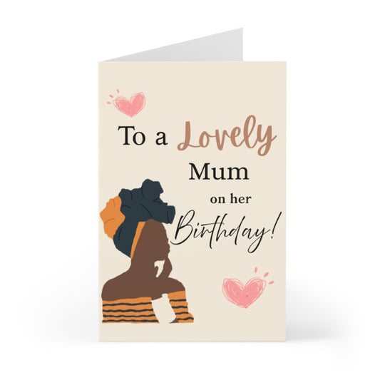 Lovely Mum Birthday Card