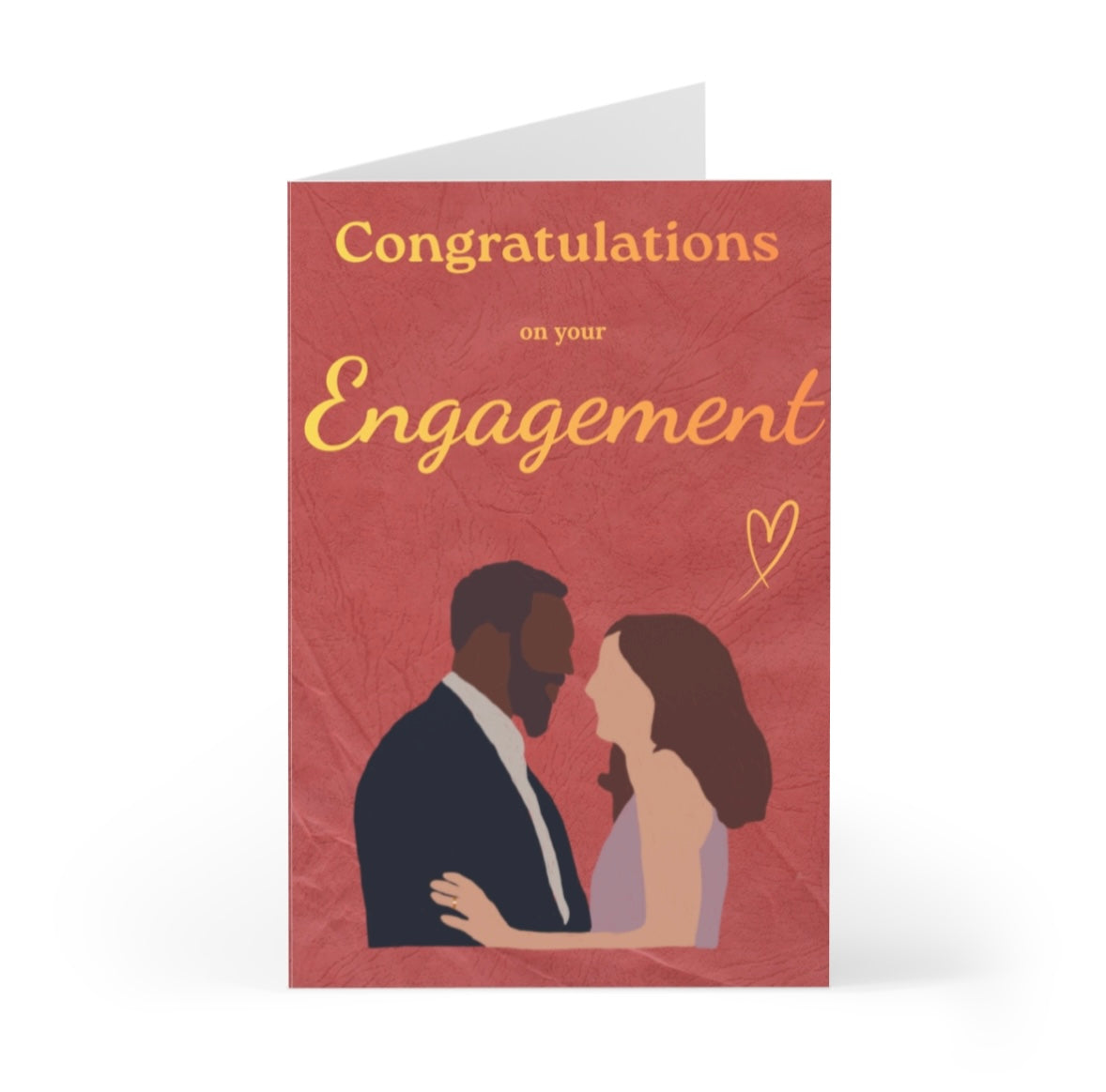 Heart Engagement Card