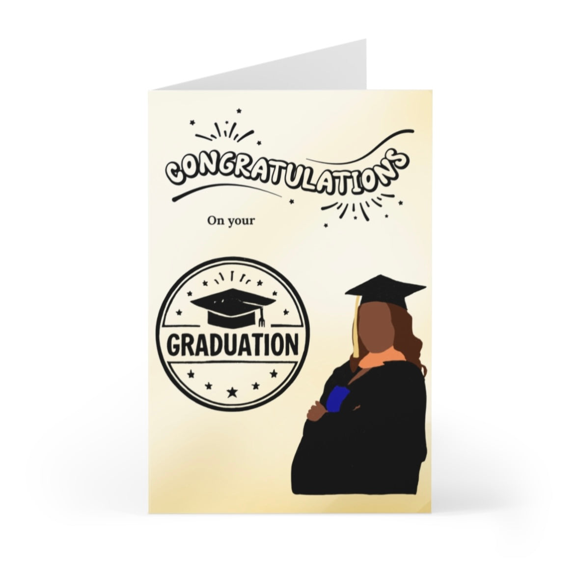 Stamp Graduation Card