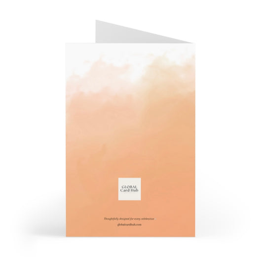 Orange Graduation Card