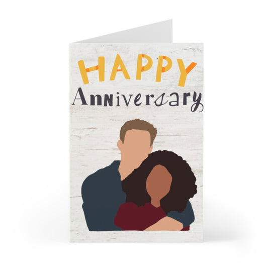 Hug Anniversary Card