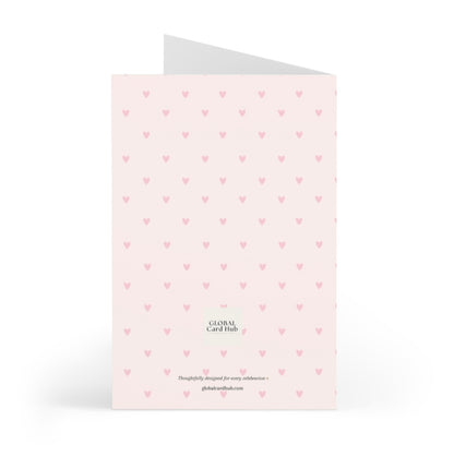 Pink Anniversary Card
