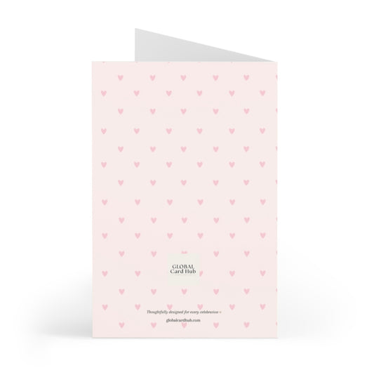 Pink Anniversary Card