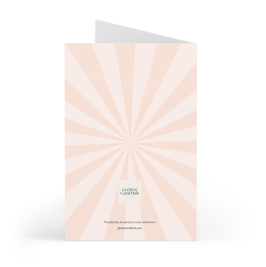 Peach Mum Birthday Card
