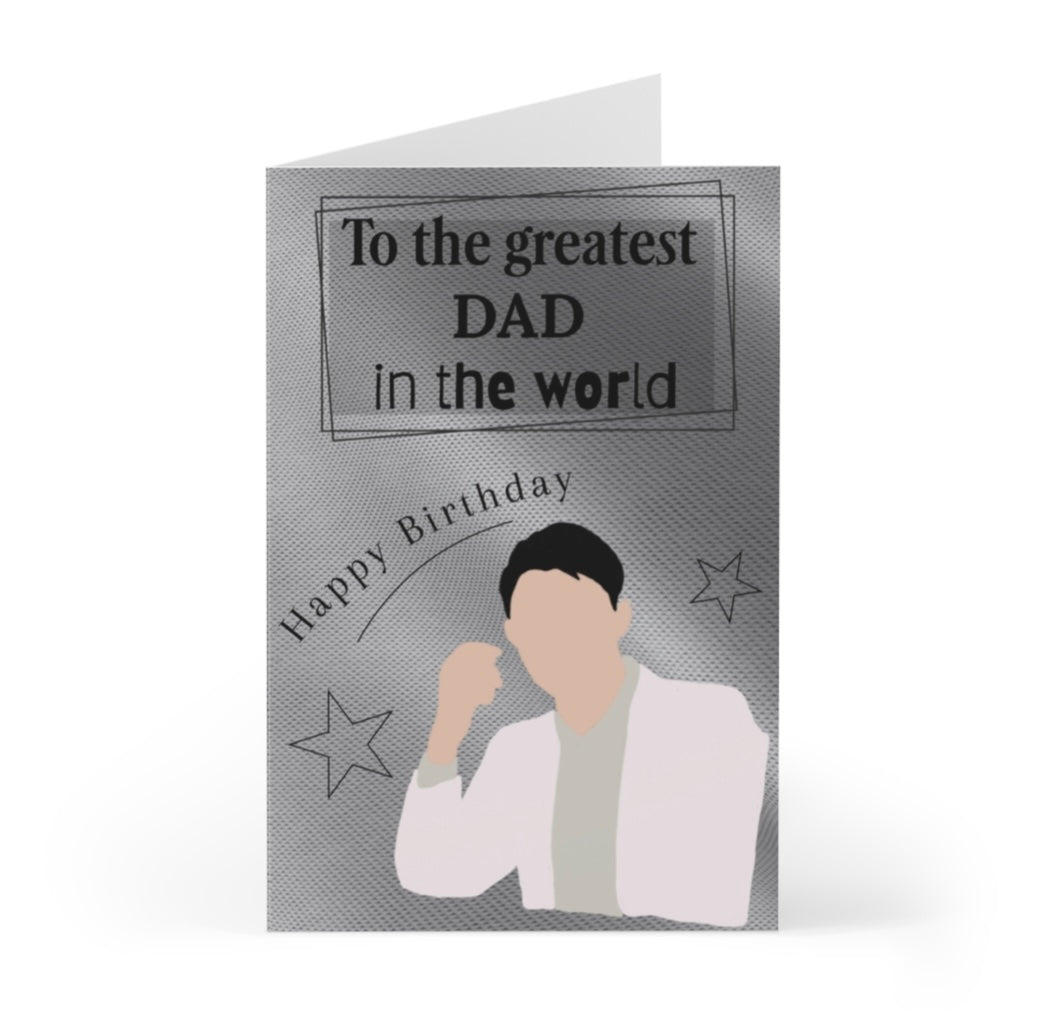 Star Dad Birthday Card