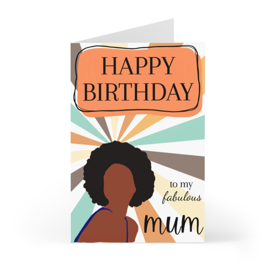 Fabulous Mum Birthday Card