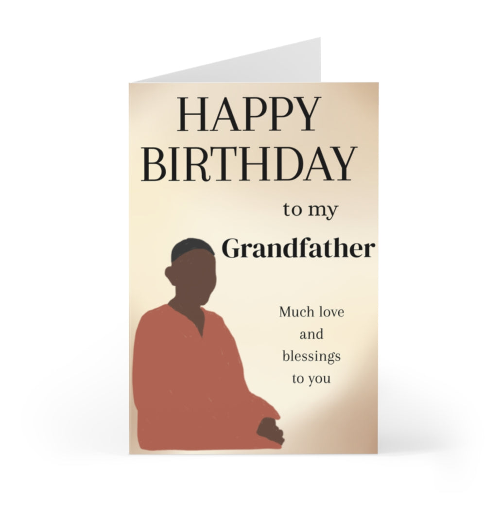 Much Love Grandfather Birthday Card
